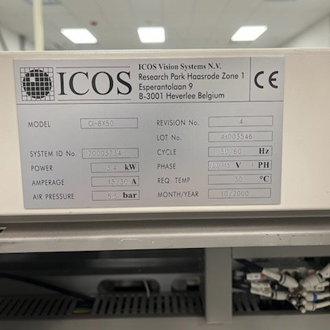 KLA / ICOS CI 8 X 50 Lead Scanner