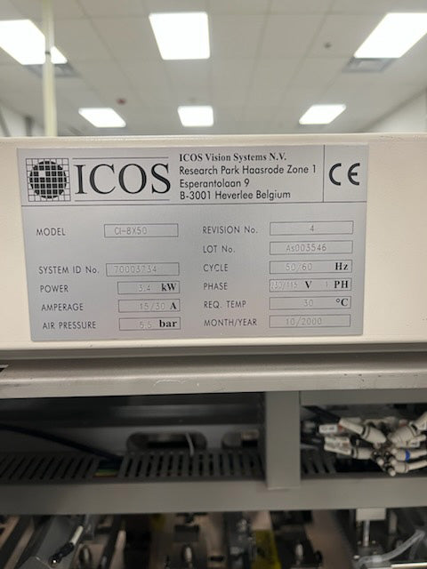 KLA / ICOS CI 8 X 50 Lead Scanner