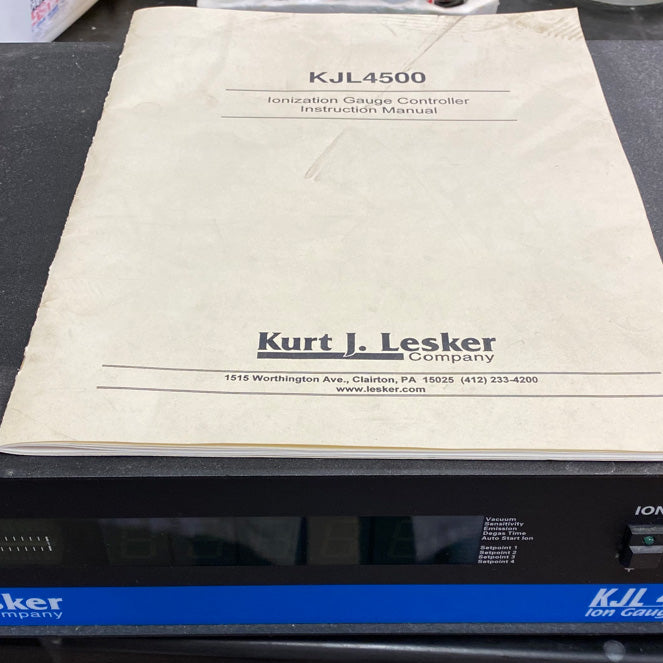 Kurt J Lesker KJL 4500 Multiple Ion Gauge Controller