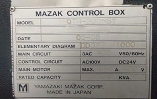 Yamazaki Mazak QTN 200 MSY CNC Turning Machine