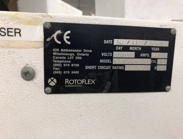 Rotoflex VLI 330 Slitter Rewinder