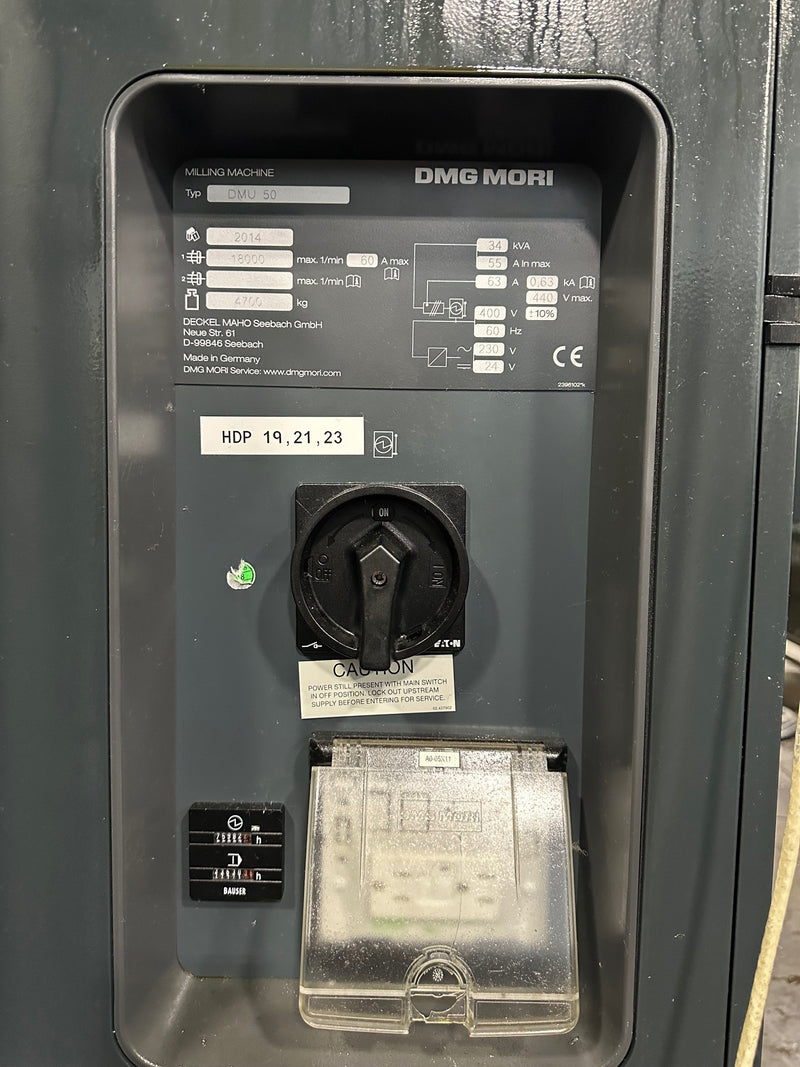 Mori Seiki DMU 50 Milling Machine