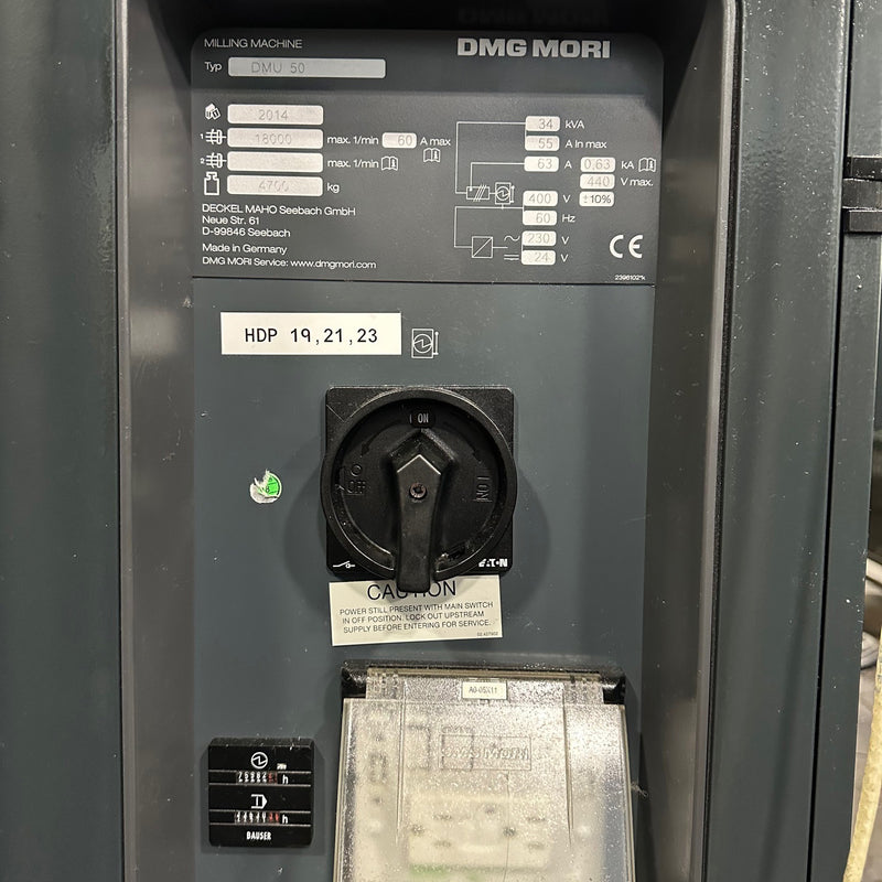 Mori Seiki DMU 50 Milling Machine