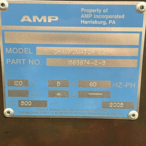 AMP Champomator 2.5 Crimper