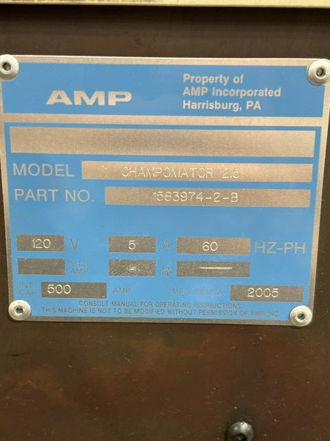 AMP Champomator 2.5 Crimper