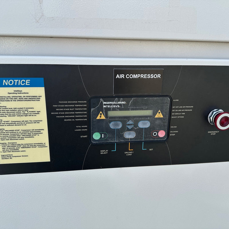 Ingersoll Rand Sierra H 100 W Air Compressor