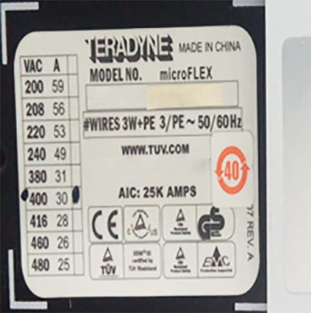 Teradyne MicroFlex Tester