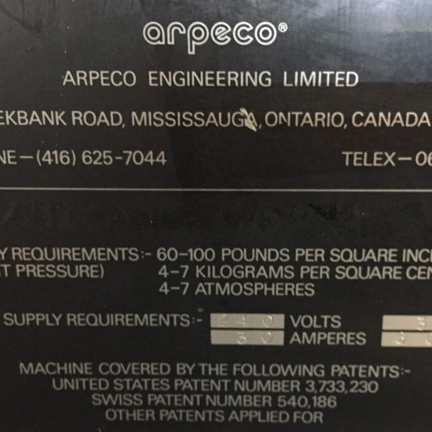 Arpeco Slitter Rewinder