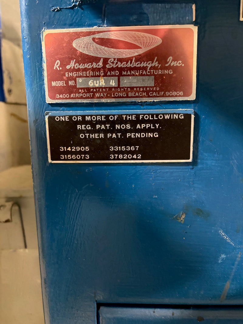 Strasbaugh 6 UR 4 Spindle Polisher