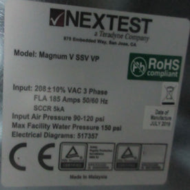 Teradyne Magnum V SSV VP Tester