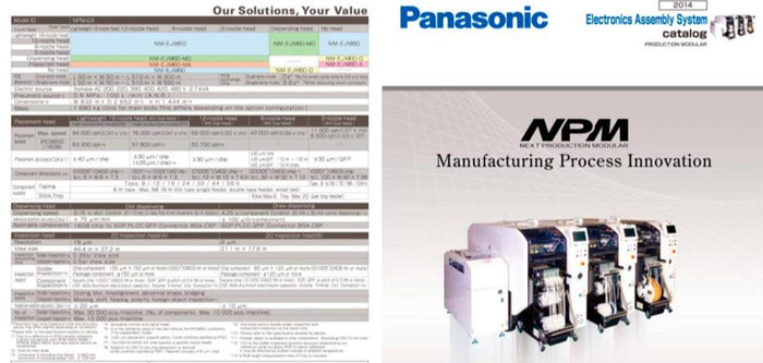 Panasonic NPM D 3 Pick and Place