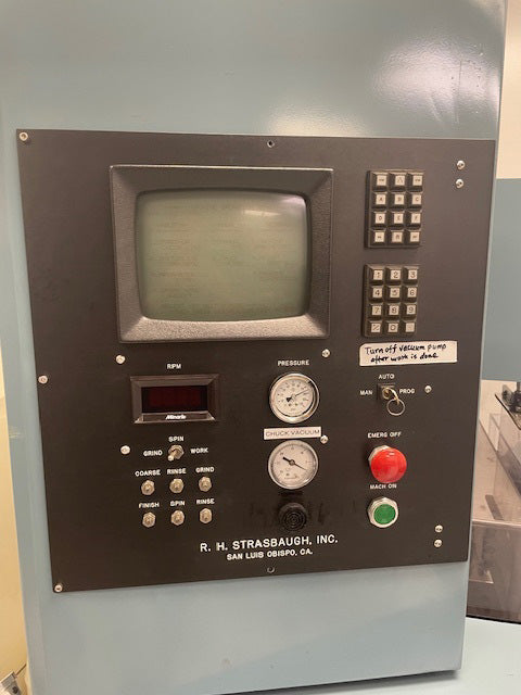 Strasbaugh 7 AA Back Grinder