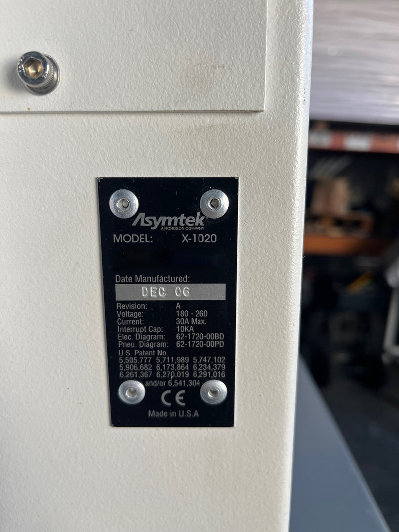Nordson / Asymtek X 1020 Dispenser