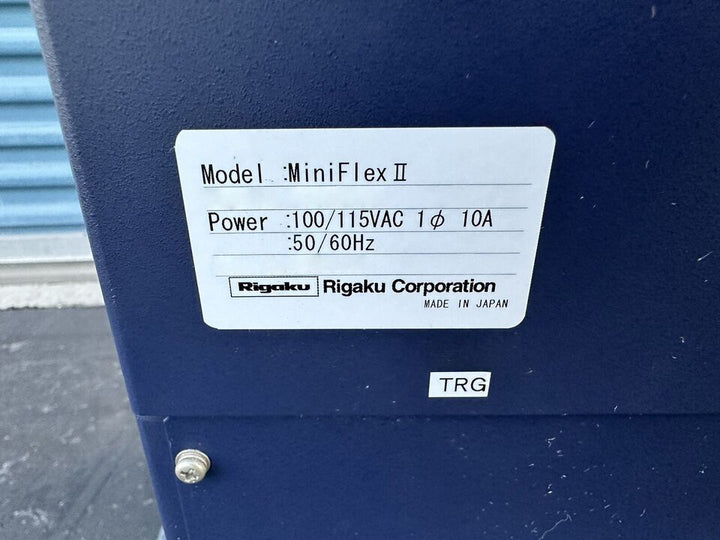 Rigaku MiniFlex II Benchtop X-ray Diffractometer