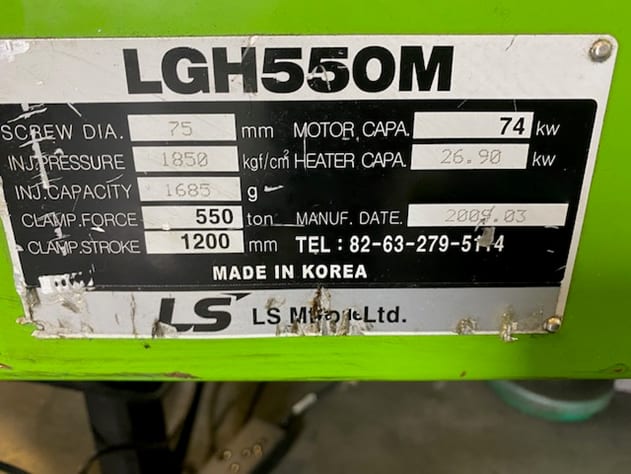 LS LGH 550 M Hydro Mechanical System