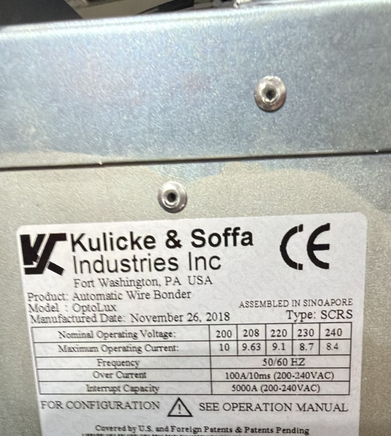 K&S OptoLux Automatic Wire Bonder