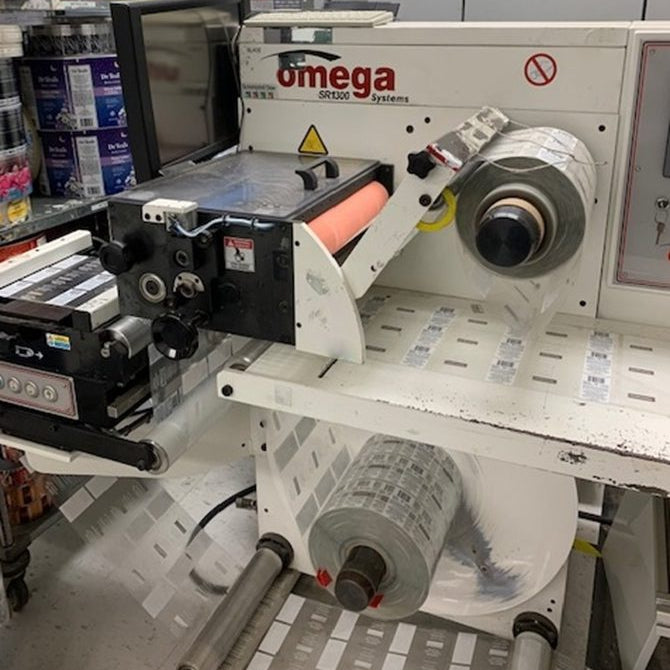 Omega SR 1300 Slitter Rewinder