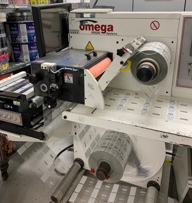 Omega SR 1300 Slitter Rewinder