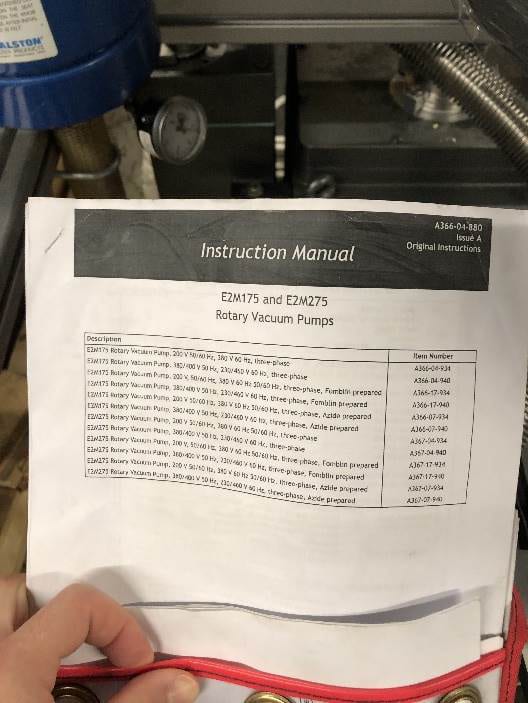Edwards E 2 M 275 Vacuum Pump and Blower