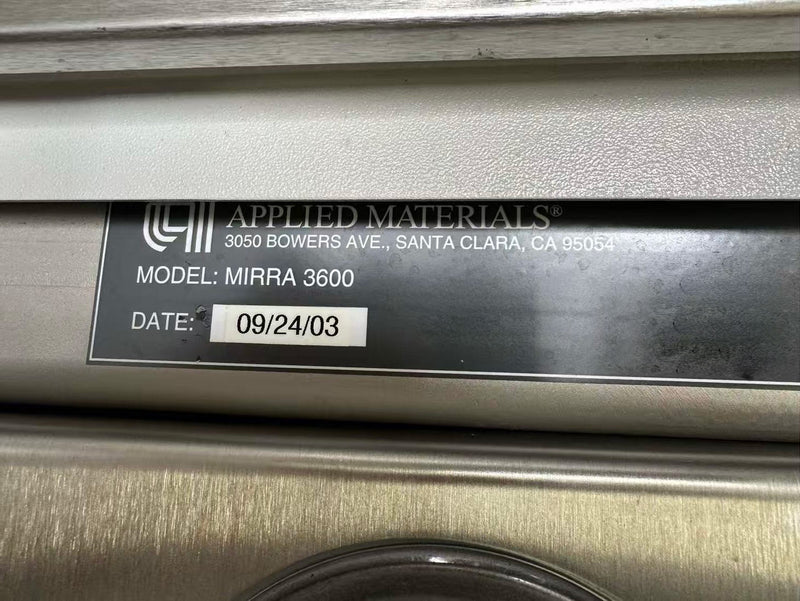 Applied Materials Mirra 3600 CMP (Chemical Mechanical Polisher)