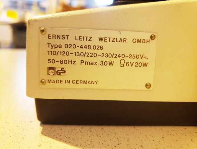 Leitz Ergolux Microscope