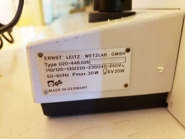 Leitz Ergolux Microscope