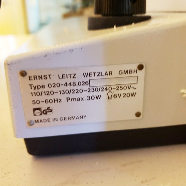 Leitz Ergolux Microscope