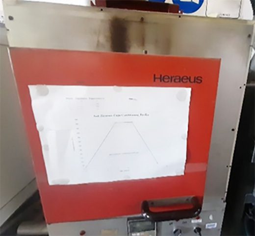 Heraeus Induction Furnace