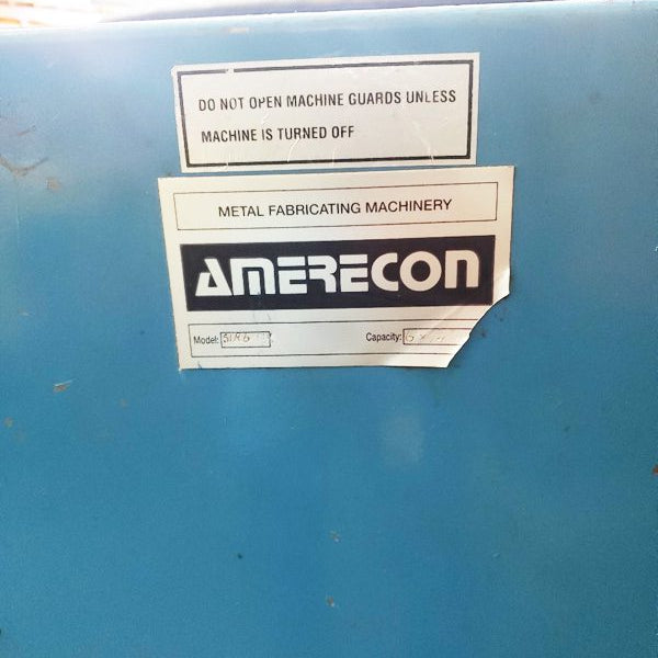 Amerecon SRI 6-174 Slip Roller / Tube Bender