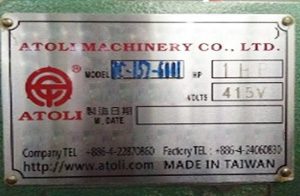 Atoli Machinery TC 152 600