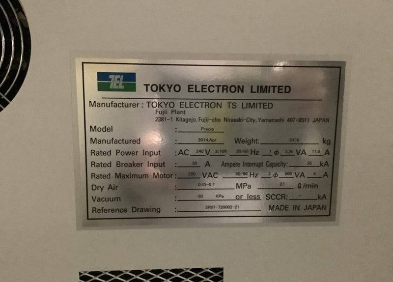 Tel Precio Automatic Wafer Prober