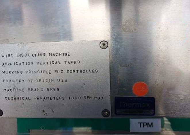 Allen Bradley PanelView Plus 600 Vertical Taping Machine