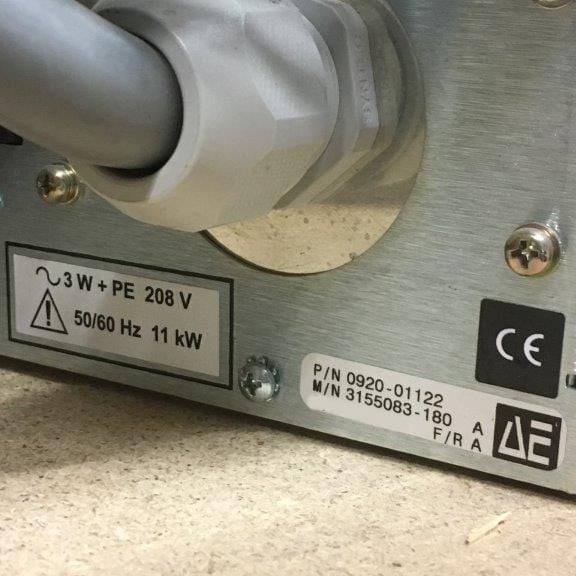 Advanced Energy HFV 8000 Power Supply