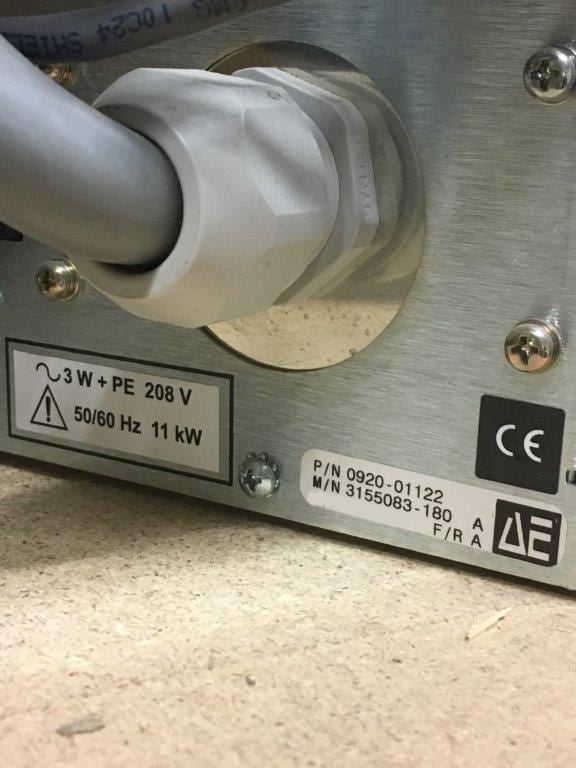 Advanced Energy HFV 8000 Power Supply