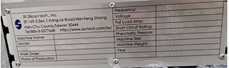 3S Silicon Tech Front End Loader / Unloader