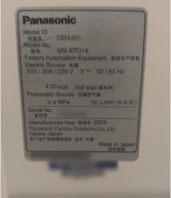 Panasonic DMX 401 Die Bonder