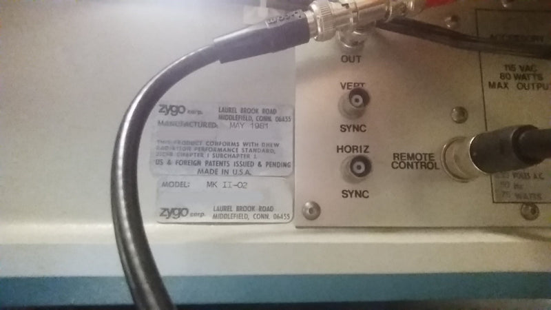 Zygo Mark II Interferometer