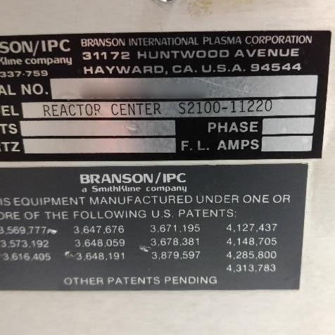 Branson / IPC S 2100-11220 Asher