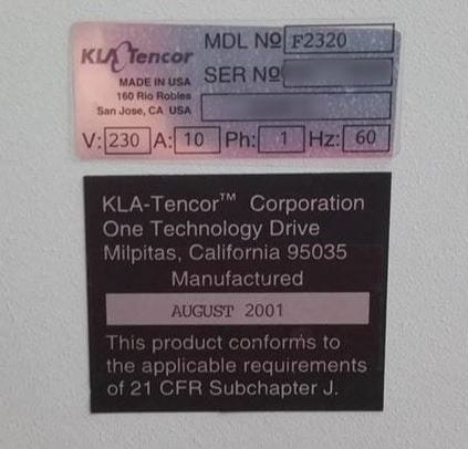 KLA FLX 2320 Thin Film Stress Measurement System