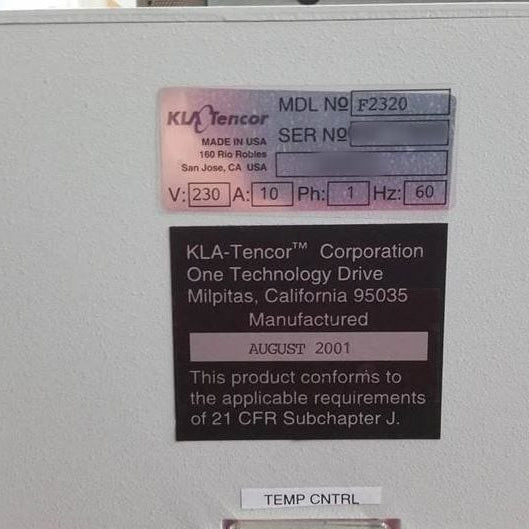 KLA FLX 2320 Thin Film Stress Measurement System