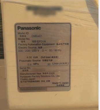 Panasonic DMX 401 Die Bonder