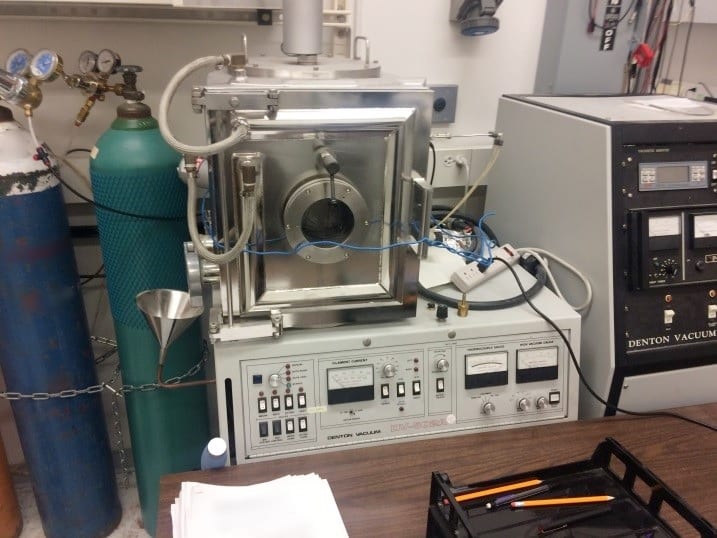 Denton 502 A PVD Cluster (Physical Vapor Deposition)