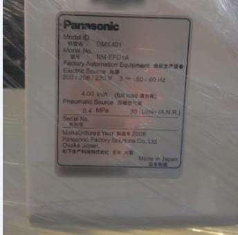 Panasonic DMX 401 Die Bonder
