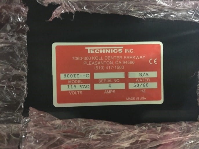 Technics Micro RIE Series 800 IIC