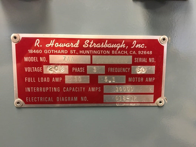 Strasbaugh 7 AA SP
