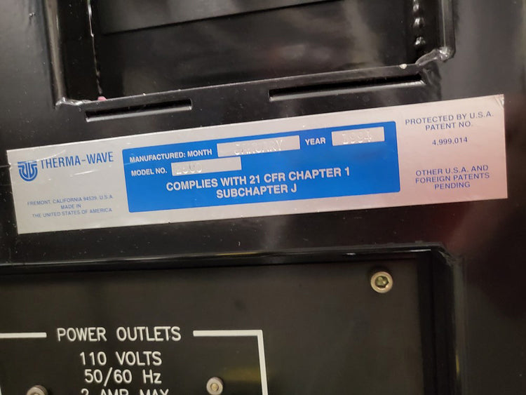 KLA / Therma-wave 2600 B Thickness Measurement