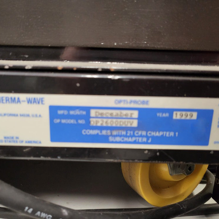 KLA / Therma-wave OP 2600 DUV Film Thickness Measurement