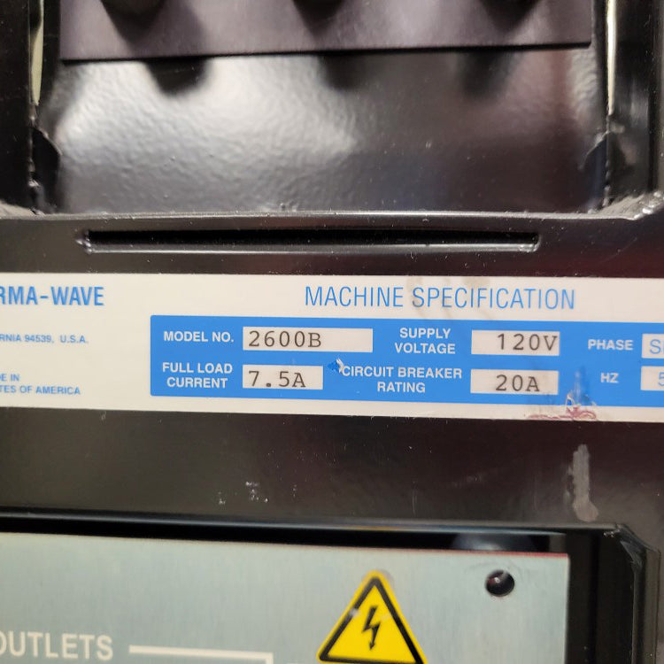KLA / Therma-wave 2600 B Thickness Measurement