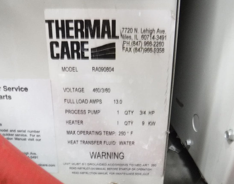 Thermal Care Aqua Therm RA 090804 Aquatherm Chiller