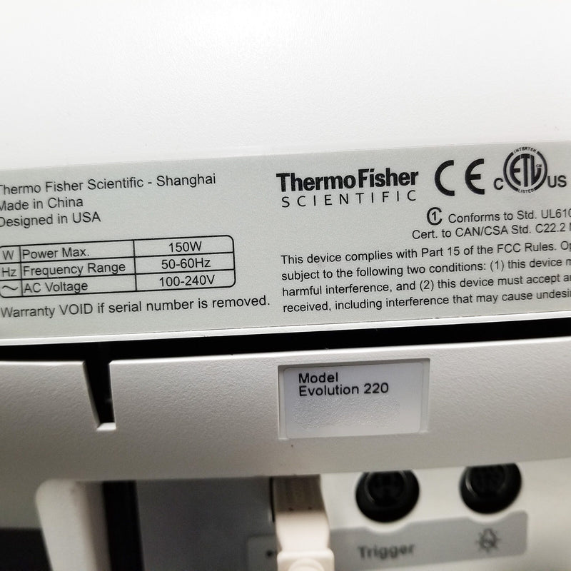 Thermo Fisher Scientific Evolution 220 UV-VIS Spectrometer